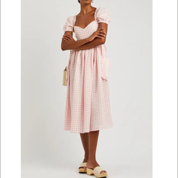 Sleeper Picnic Dress in Pink Gingham - Picture 4 of 12